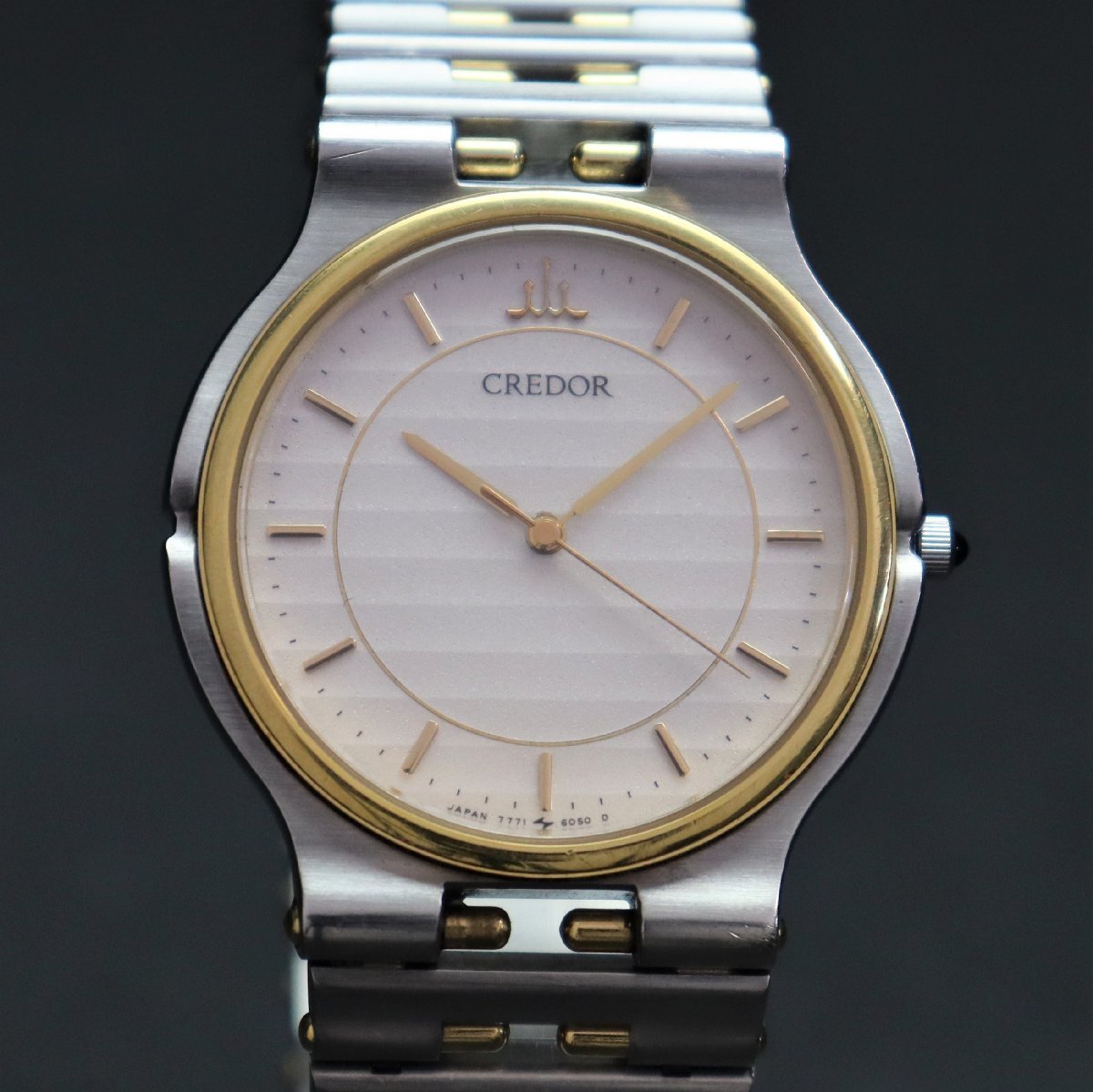稼働品 美品 SEIKO CREDOR セイコー クレドール メンズ 腕時計