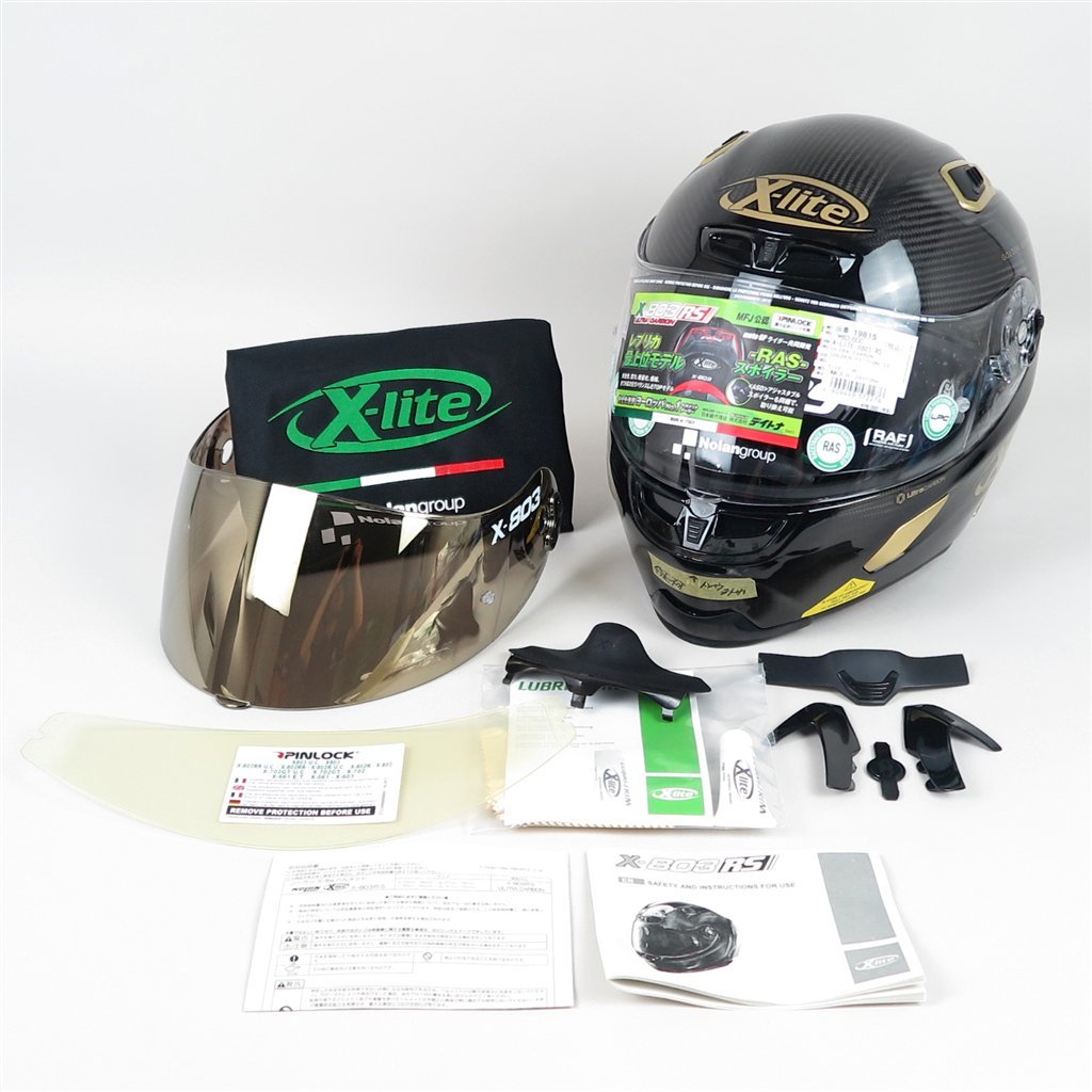 ☆展示品 NOLAN/ノーラン X-lite X-803RS ULTRA CARBON ゴールデン