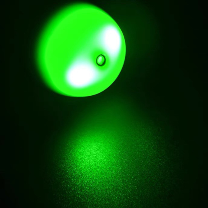 5個4.0号 黄綠色 電子ウキ+ ウキ用ピン型電池 10個セット_画像2