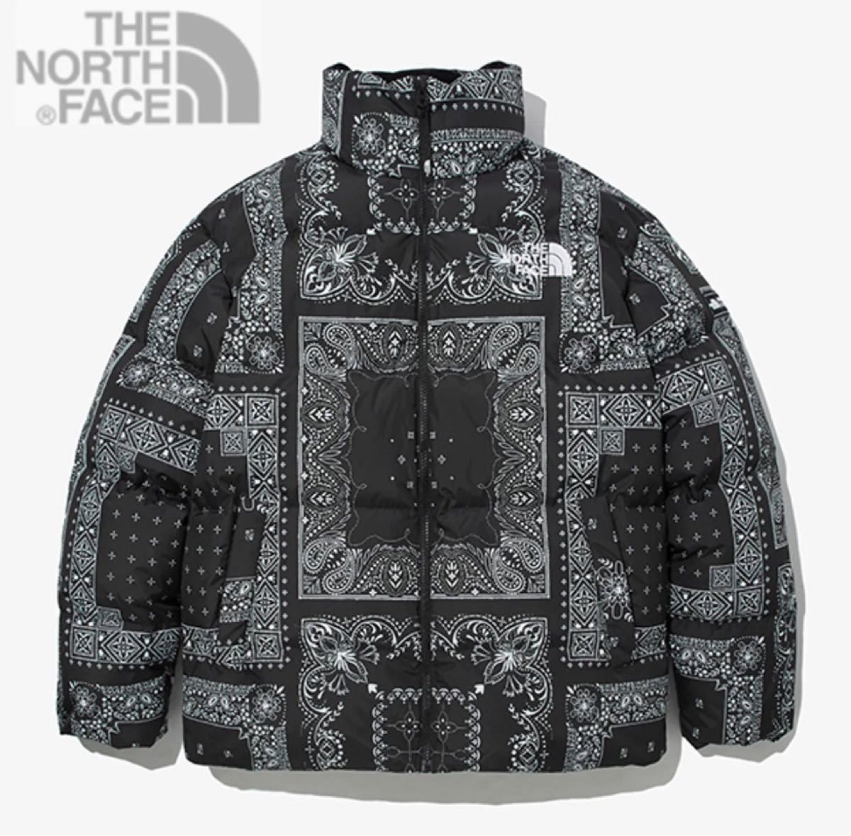 【韓国限定】THE NORTH  FACE ダウンジャケット　バンダナ　Sサイズ