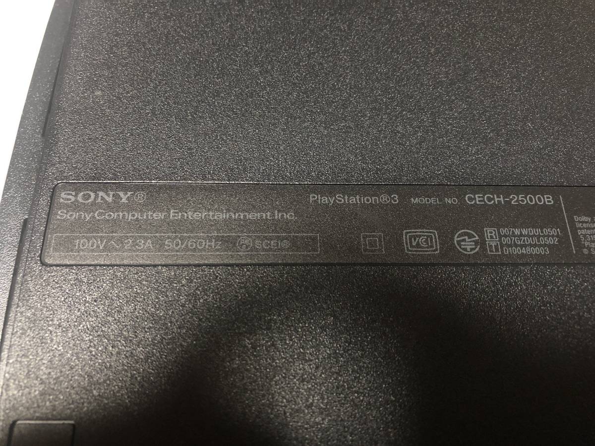 分解清掃後初期化 動確済 SONY PS3 CECH-2500B 320GB すぐ遊べます(PS3 