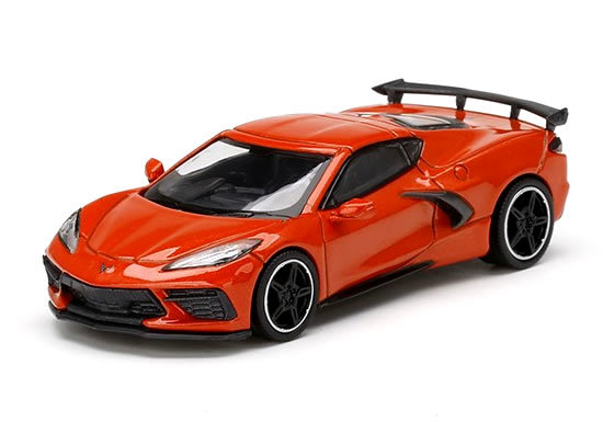 MINI GT 1/64 シボレー コルベット スティングレイ 2020 セブリングオレンジ ティントコート (左ハンドル) (MGT00227-L)の画像2