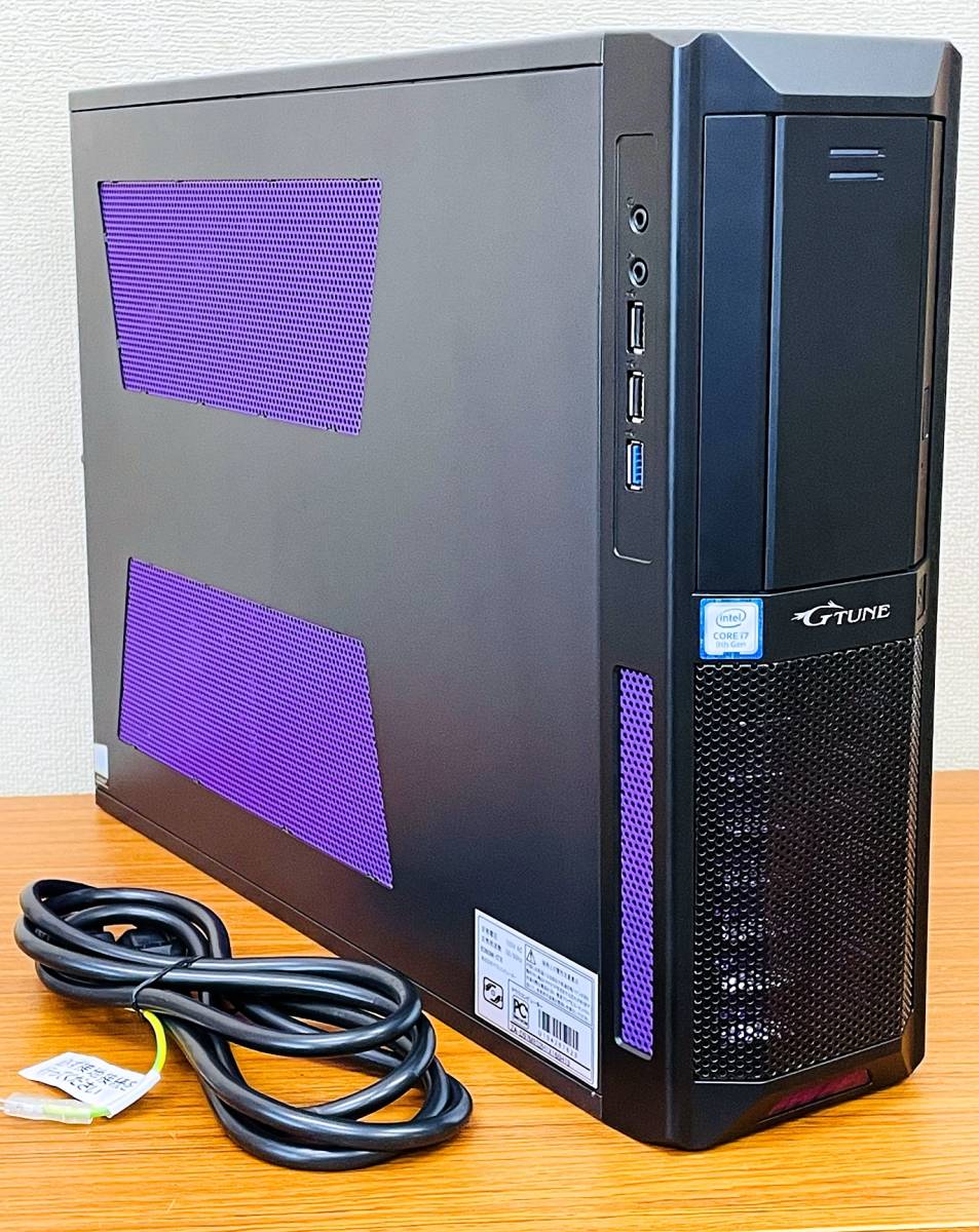 マウスコンピューター GTUNE Core i7 9700 3.00Ghz/メモリー8GB/SSD