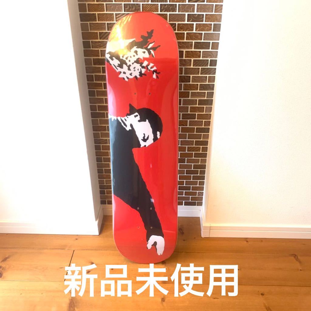 限定 バンクシー banksyスケートボード デッキ スケボー 新品skate-