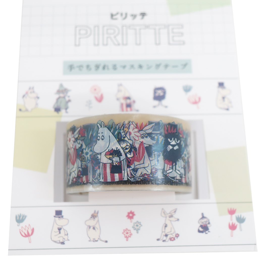 ムーミン♪マスキングテープ　PIRITTE ピリッテ 　ムーミン　なかま　透明テープ　送料込み_画像2