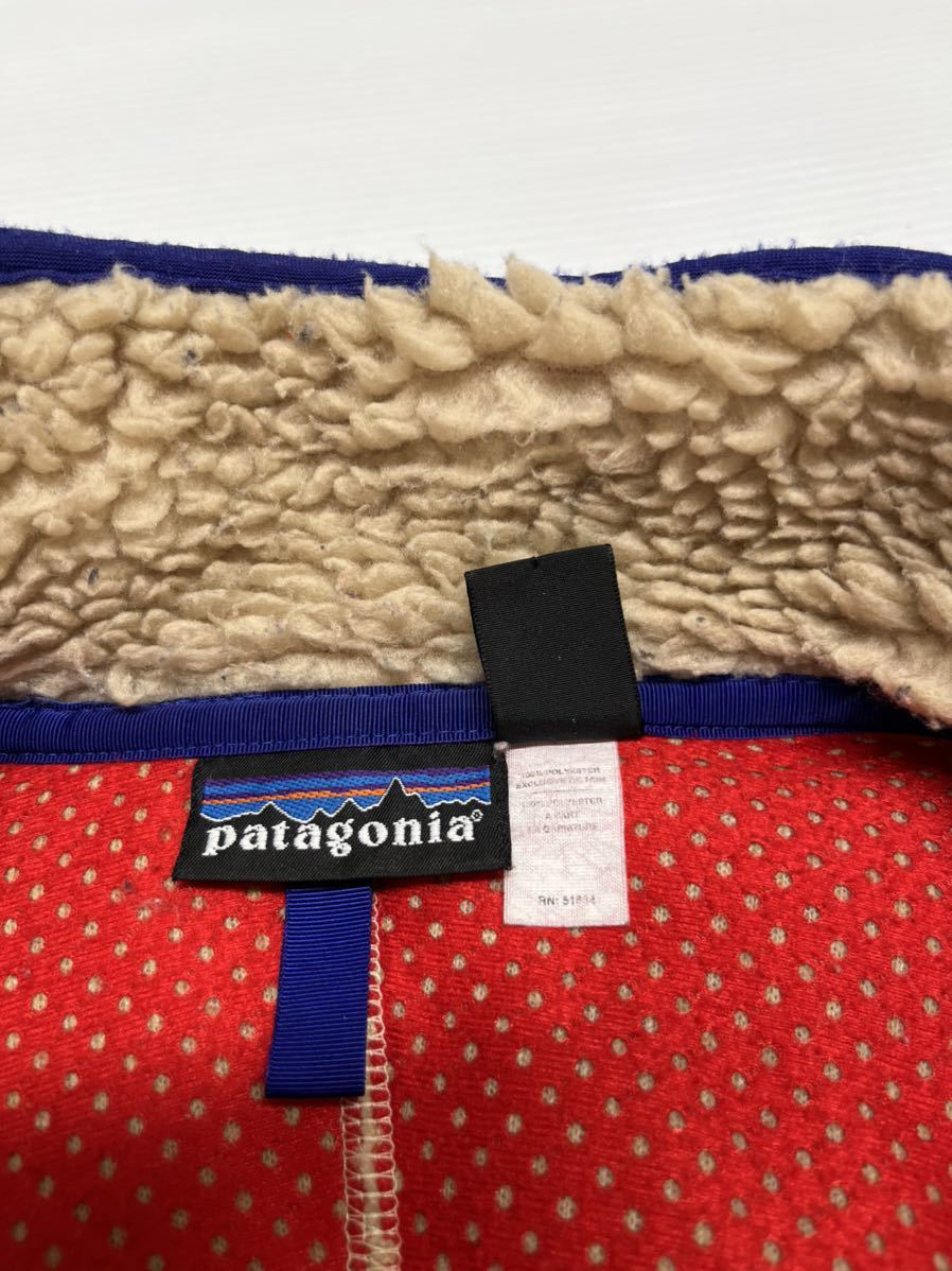 01年 USA製 パタゴニア patagonia クラシック レトロ カーディガン M