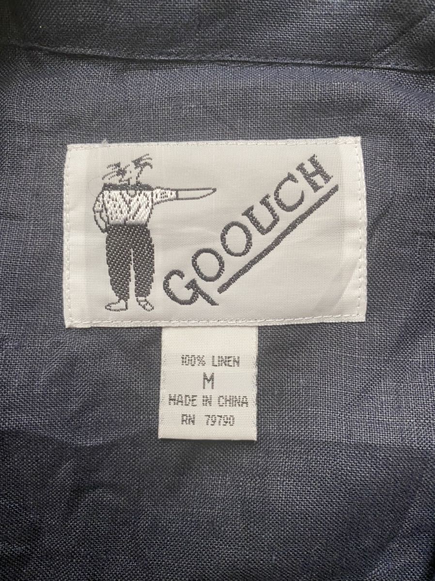送料無料 80s 90s 未使用 美品 vintageビンテージ GOOUCH グーチ 麻