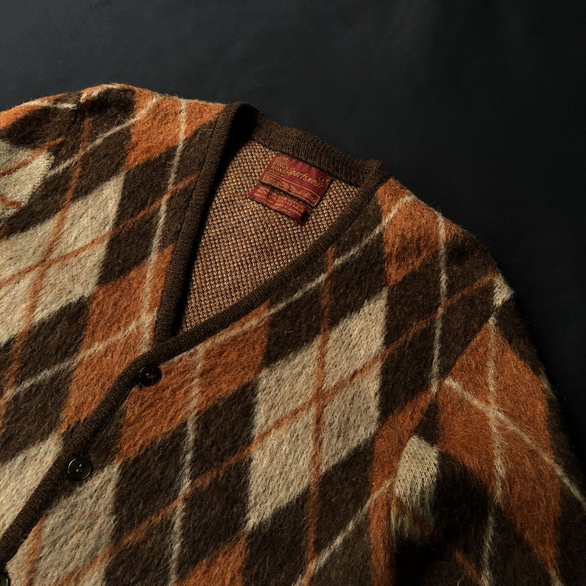 60〜70s Kings Road Sportsweas Sears Acrylic Mohair Knit 60〜70s Kings Road Sportsweas Sears Acrylic Mohair Knit