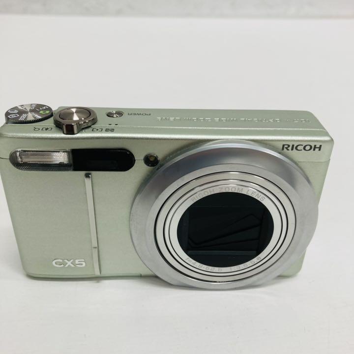 RICOH リコー CX5 シルバー デジカメ コンデジ デジタルカメラ カメラ