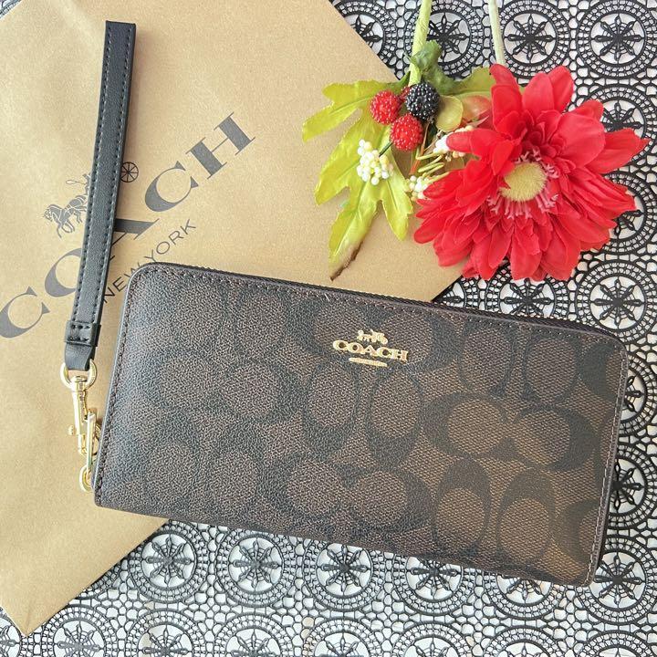 COACH コーチ ダークブラウン ブラック ストラップ changcheng.ca
