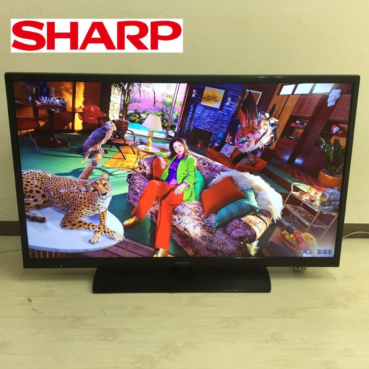 （お得な特別割引価格） 109 SHARP AQUOS シャープ アクオス 液晶テレビ LC-40H20 40V型 2015年製 リモコンなし 電源コード付き 液晶