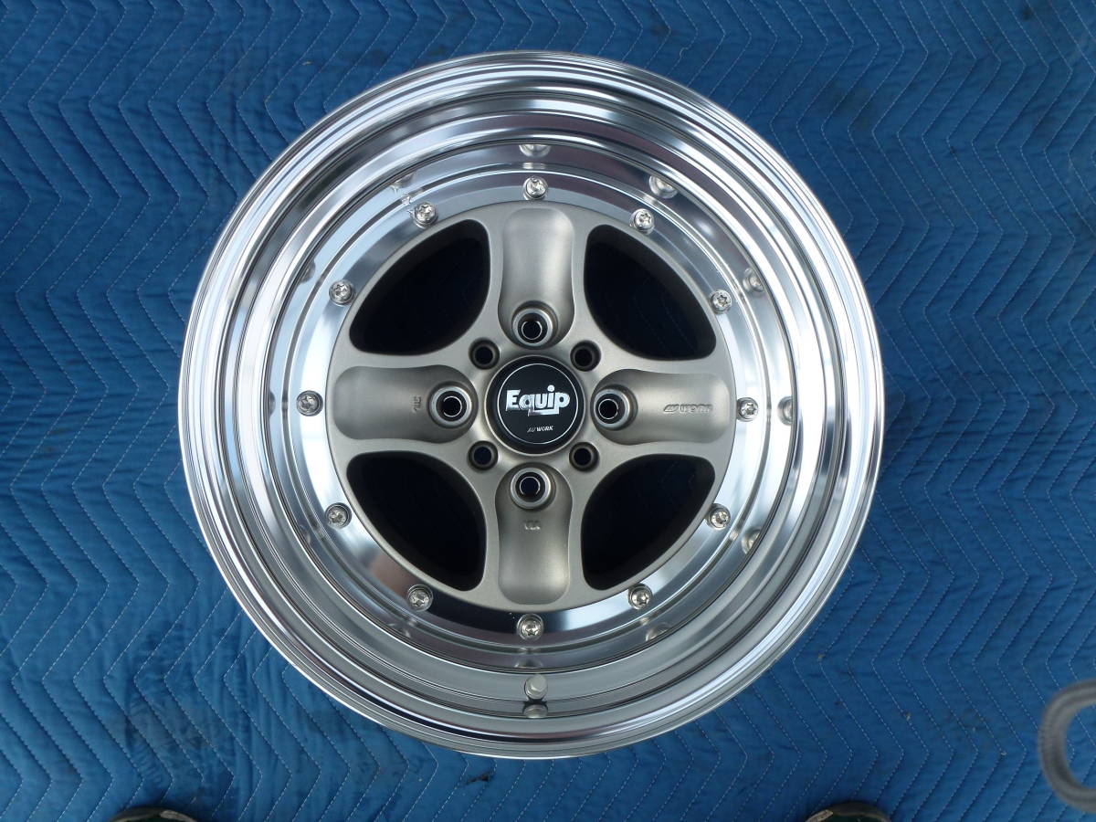 ワーク☆エクイップ40☆8J☆114.3☆インセット-16☆EQUIP☆WORK☆旧車
