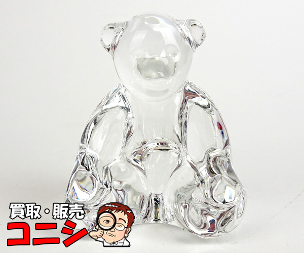 クリスマスツリー特価! 【神戸の質屋】【Baccarat/バカラ】置物 小物 インテリア くま 熊 ベアー クリスタルガラス 箱【送料無料】j0293y バカラ クリスマスツリー特価! 【神戸の質屋】【Baccarat/バカラ】置物 小物 インテリア くま 熊 ベアー クリスタルガラス 箱【送料無料】j0293y バカラ