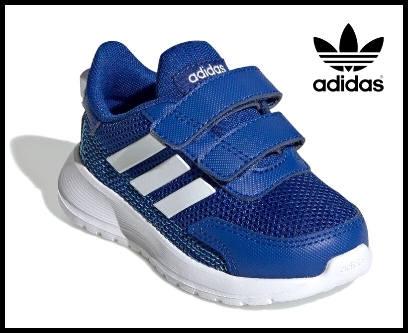 送料無料 G②04949 新品 adidas アディダス 21ss EG4140 テンソーラン 1 ベビー キッズ スニーカー ランニング シューズ 子供靴 青 16.0 ③_画像2