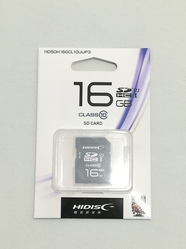 未開封★磁気研究所 HDSDH16GCL10UIJP3 SDHCカード UHS-1 16GB Class10_画像1