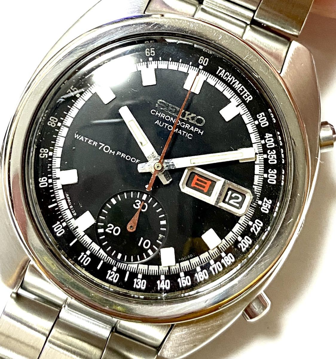 1円〜 S 流通少 SEIKO セイコー 6139-7100 スモセコ デイデイト