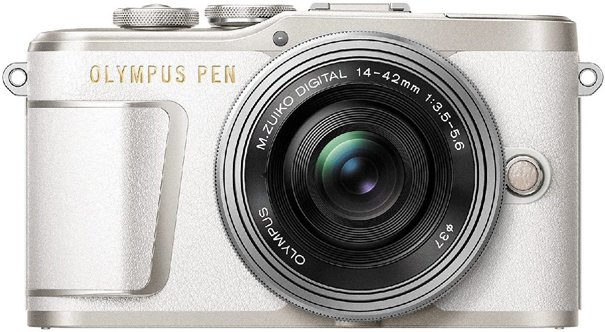 OLYMPUS ミラーレス一眼カメラ PEN E-PL9 レンズキット ホワイト(中古品)