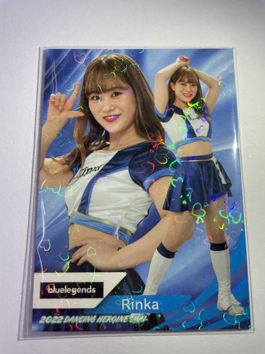 BBM 22 Rinka ホロ箔 bluelegends チアリーダー華 西武ライオンズ_画像1