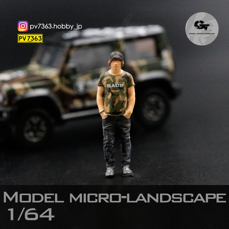 「 GT MODEL 」(278D) 1/64 フィギュア 男性