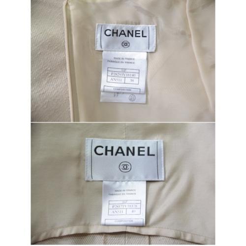 CHANEL Chanel 06P шелк nep костюм жакет юбка R2A-168774