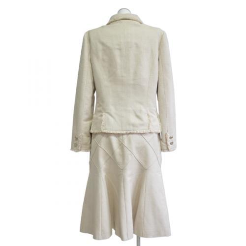 CHANEL Chanel 06P шелк nep костюм жакет юбка R2A-168774