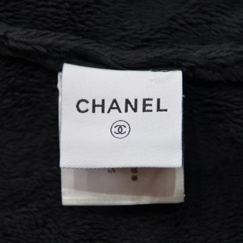 CHANEL シャネル　09C レザートリムフリースパーカー　R2A-149876_画像4