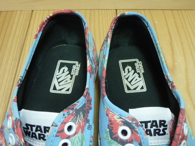 ★VANS × スターウォーズ オーセンティック AUTHENTIC ヨーダ ハイビスカス 水色 26.0cm Used 検 StarWars ERA エラ マンダロリアン _画像7