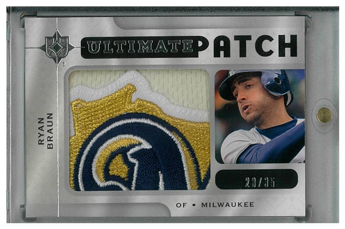 Ryan Braun 2009 UD ULTIMATE COLLECTION PATCH /35 パッチ