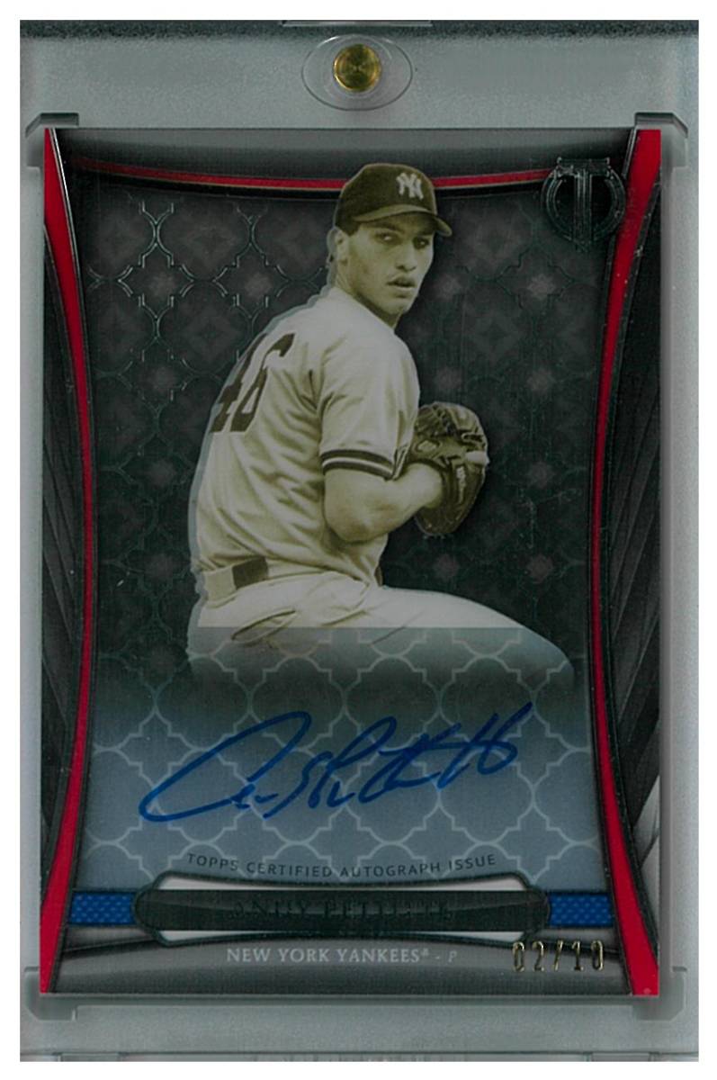 Andy Pettitte 2018 TOPPS TRIBUTE PERSPECTIVES AUTO /10 直筆サイン