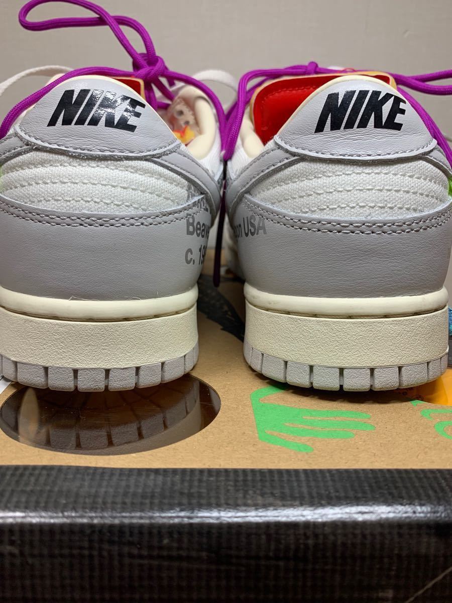 OFF-WHITE × NIKE DUNK LOW 1 OF 50