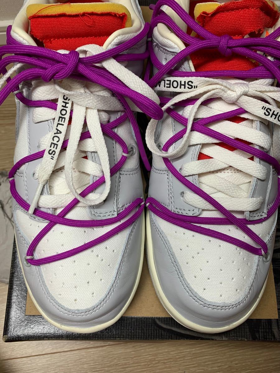 OFF-WHITE × NIKE DUNK LOW 1 OF 50