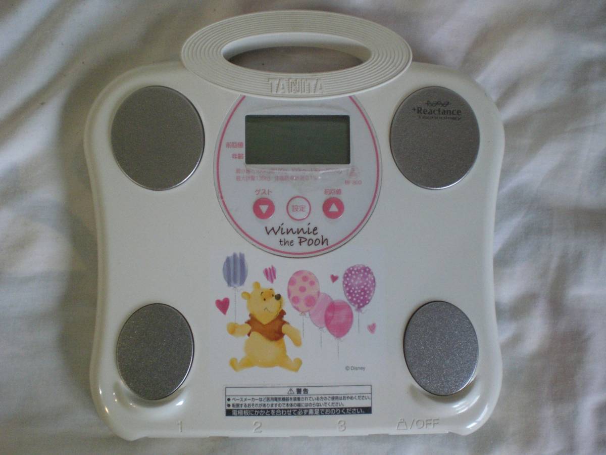 3 TANITAtanita scales body fat meter attaching hell s meter Winnie The Pooh BF-80D-PO