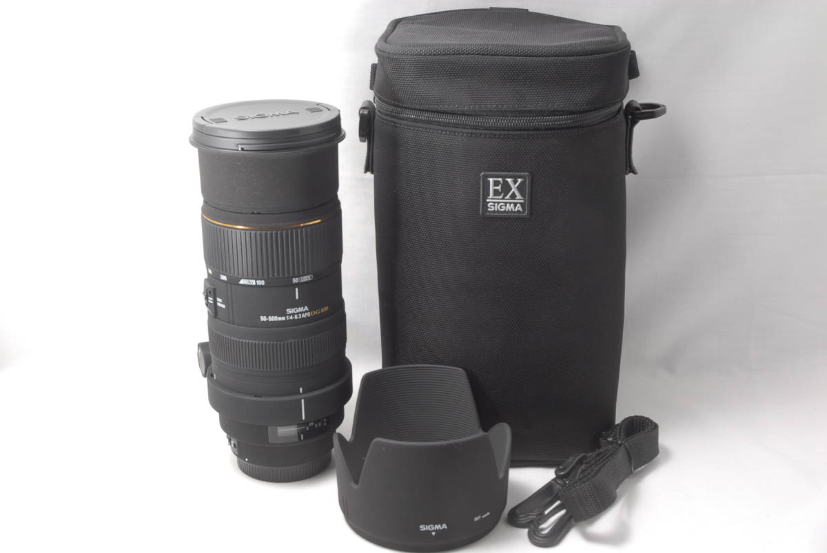 ☆良品☆ 売切 シグマ SIGMA EX 50-500mm F4-6.3 APO DG OS HSM EOS
