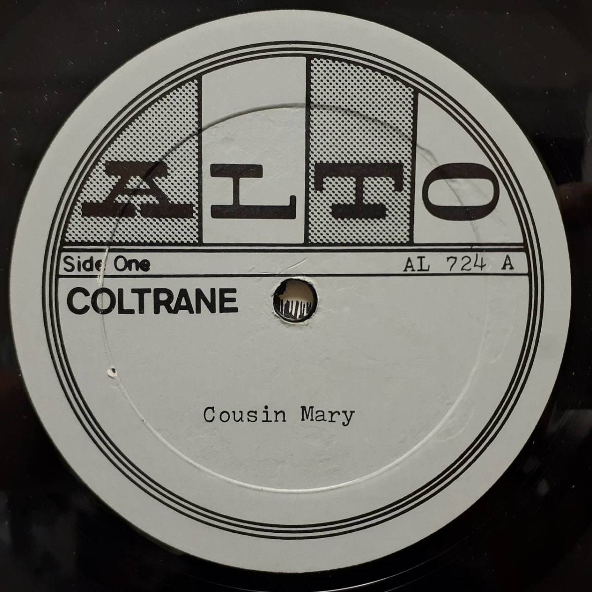 米LP プライベート盤 John Coltrane / Impassioned Tenor-Man 1960年代後半？ ALTO AL724 1962年と63年のBirdland でのLIVEの放送音源！の画像2