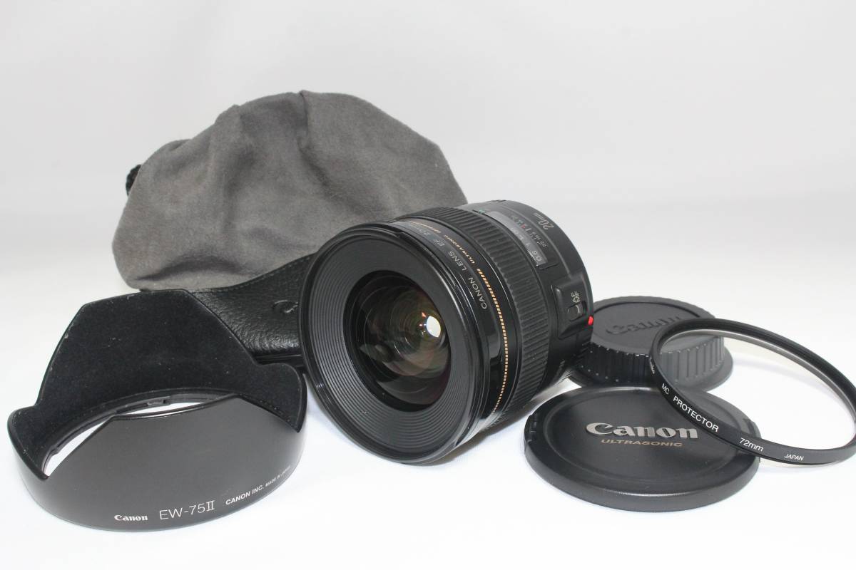 Canon キャノン 単焦点レンズ EF20mm F2.8 USM フルサイズ対応 (0915