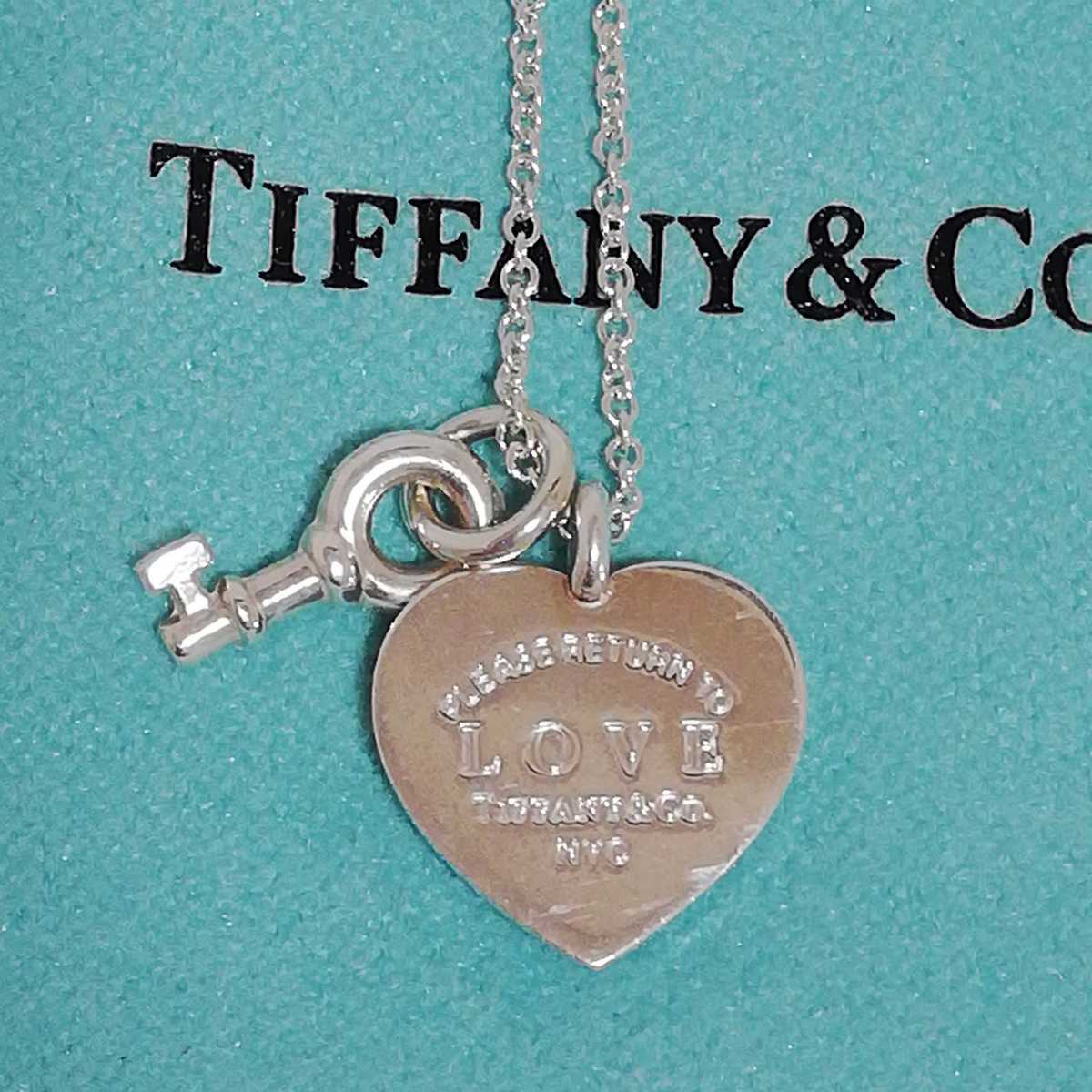 TIFFANY ティファニー リターントゥ ラブ ハート キー ネックレス-