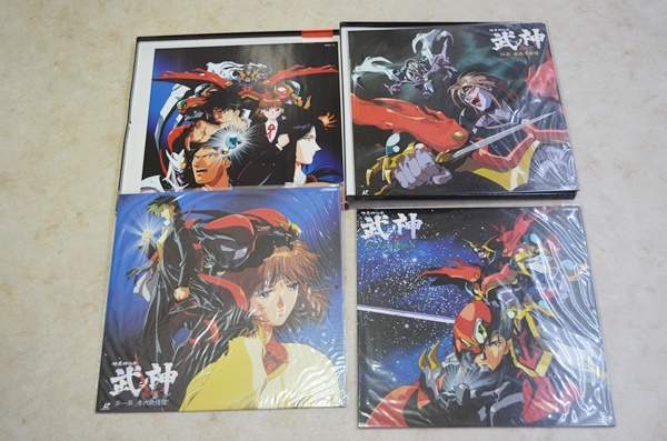  superior article LD laser disk Japan Victor darkness god ... god all curtain compilation 3 sheets set obi attaching action anime tax included free shipping 
