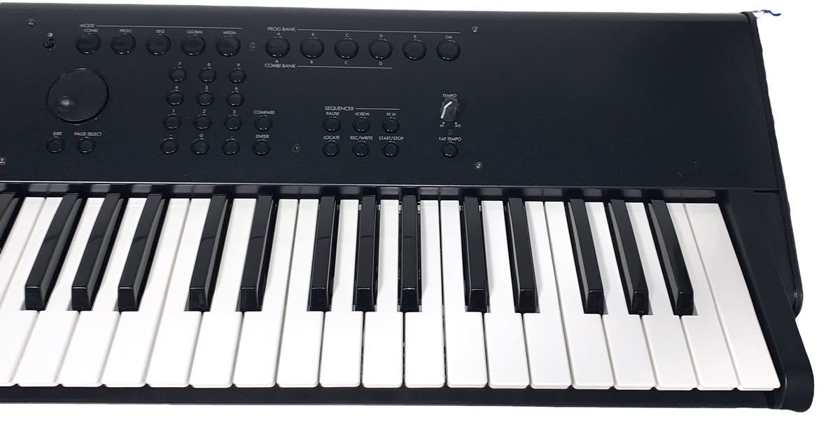 オンラインストア本物 KORG 動作品 ソフトケース付き 61鍵盤 M50 電子キーボード 鍵盤楽器