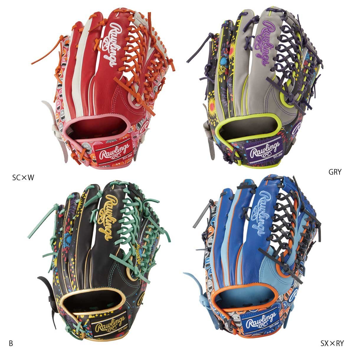 1379969-Rawlings/一般軟式グラブ HOH GRAPHIC グラフィック Y70 外野