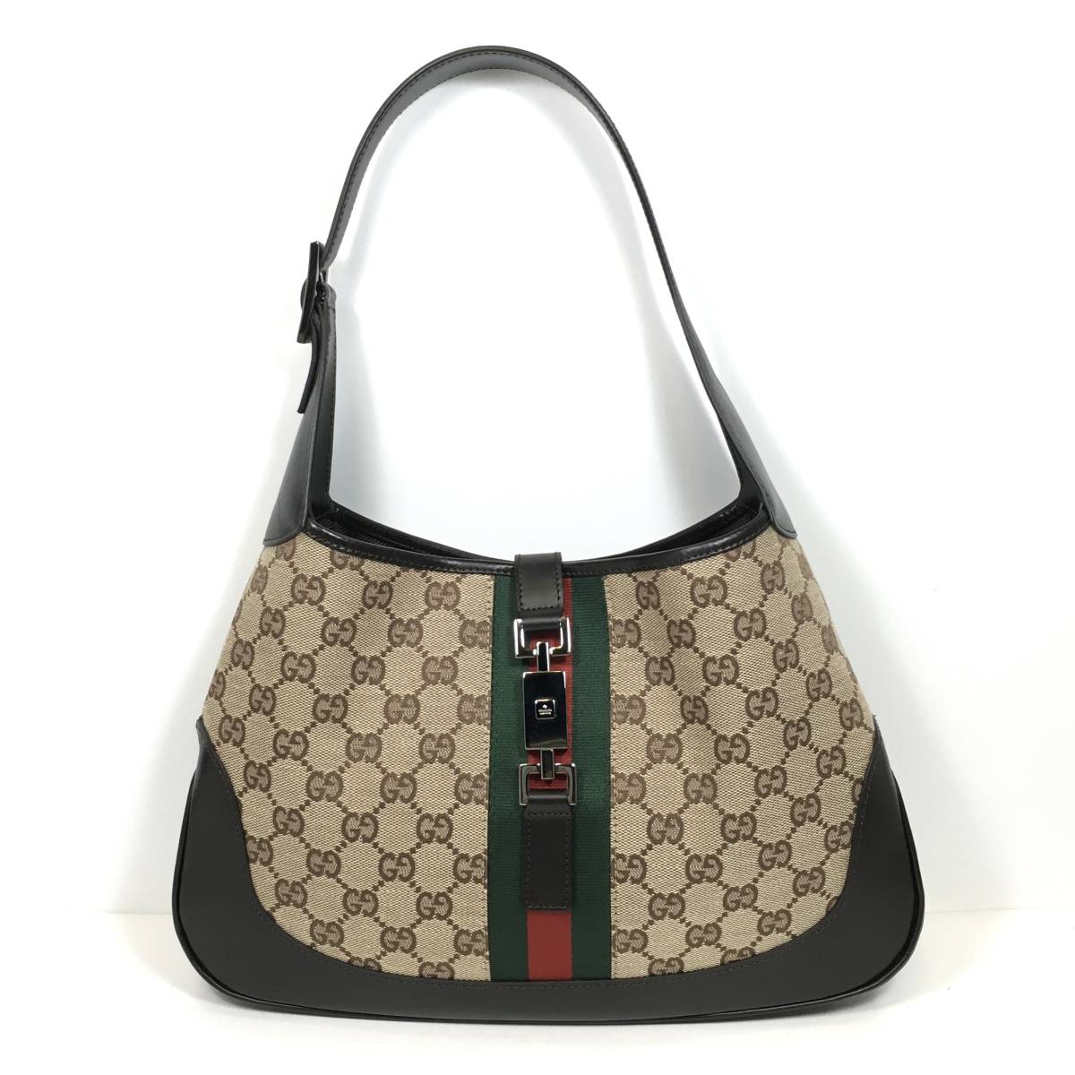 グッチ GUCCI ハンドバッグ ワンショルダー レザー シェリーライン