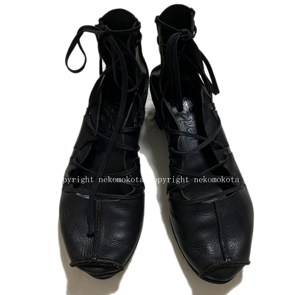  редкий снят с производства Trippen BLADE гонки выше шлепанцы обувь сандалии 39 чёрный черный ботинки женский trippen 24.5cm 25cm
