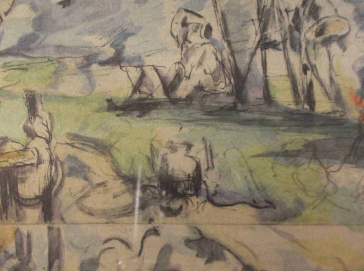 ☆美品☆ポール・セザンヌ 銅版画 「昇天」1923年制作、黄布&共箱