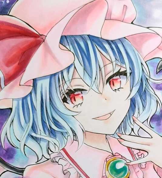 Yahoo!オークション - 同人手描きイラスト レミリア Yahoo!オークション - 同人手描きイラスト レミリア