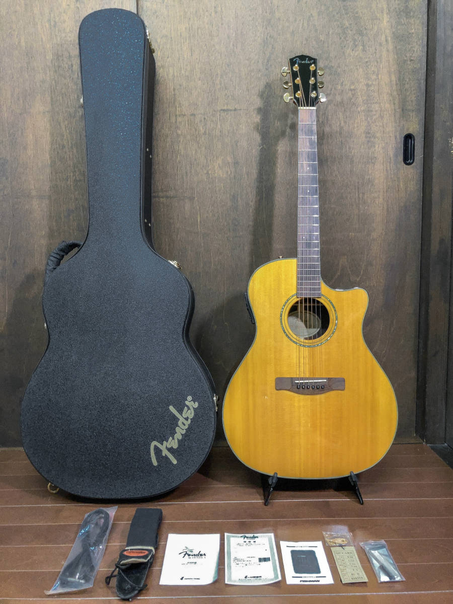 □上位モデル/FISHMAN・チューナー搭載 Fender アコギ GA-45SCE 付属品