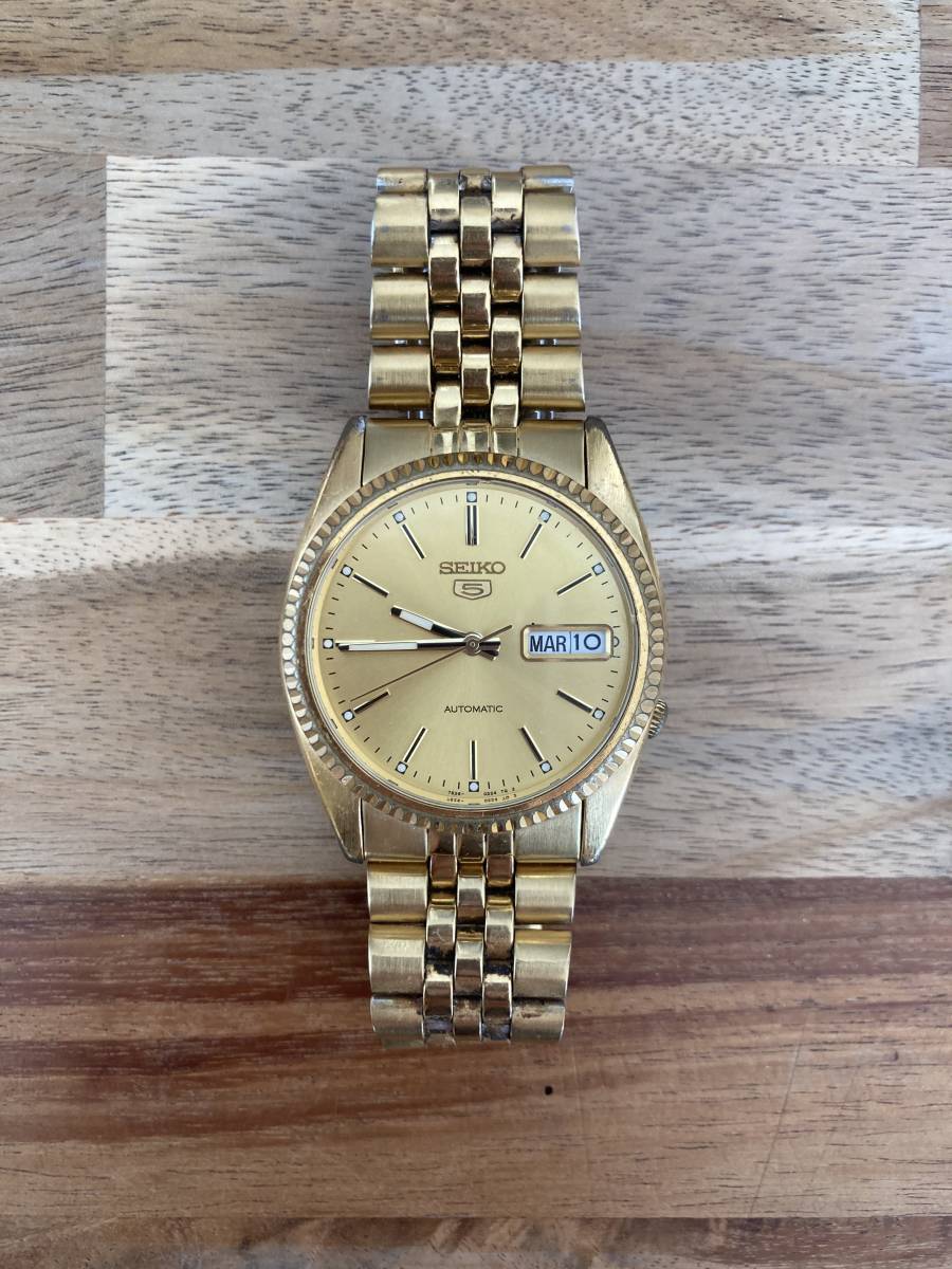 おじいちゃんの時計☆SEIKO 5 ファイブ 自動巻 セイコー AUTOMATIC