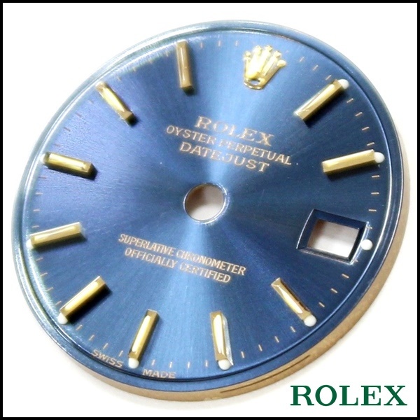 69173 ROLEX純正 ダイアル デイトジャスト ブルー 文字盤 針