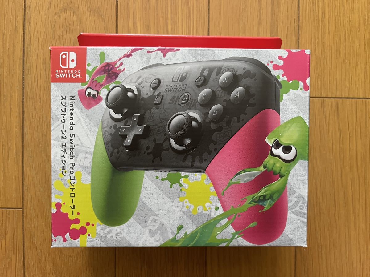 ニンテンドースイッチ プロコン スプラトゥーン2エディション 新品未