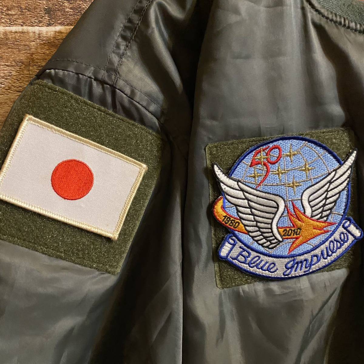 MA-1 フライトジャケット ブルーインパルス 50周年 メンズL MA-1 フライトジャケット ブルーインパルス 50周年 メンズL