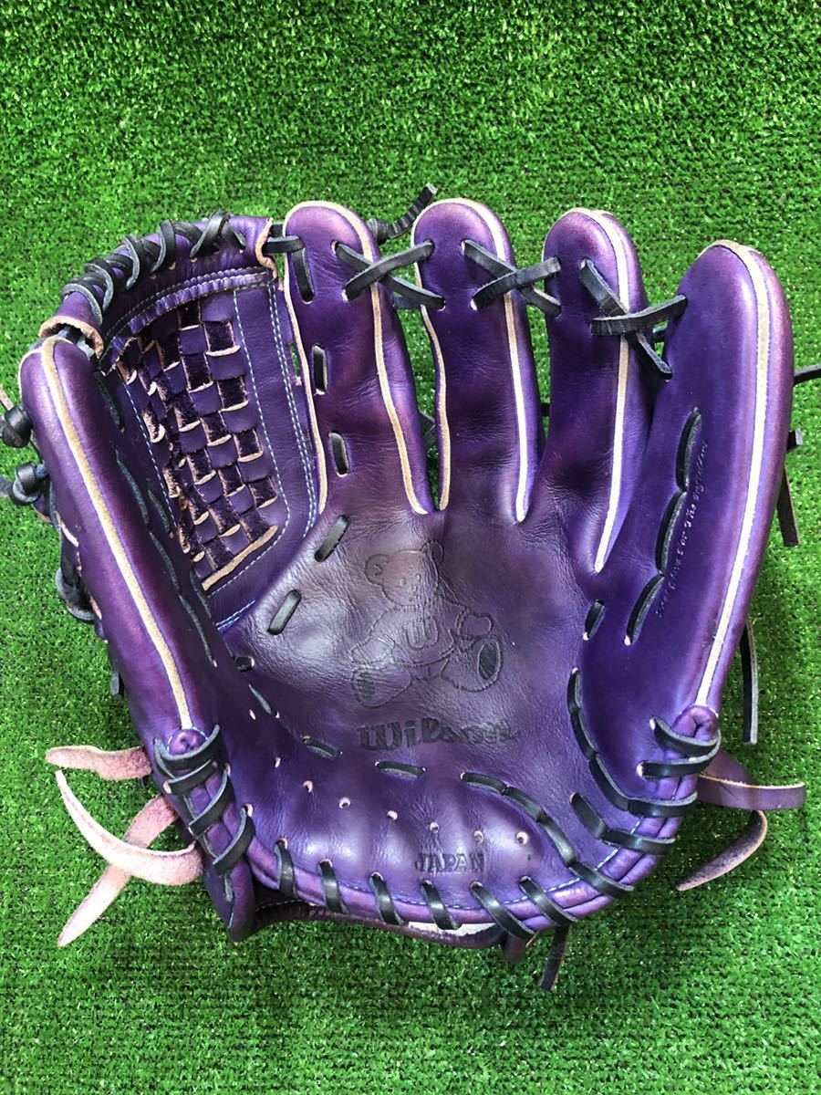 訳あり品 Wilson 野球用グローブ 紫 グローブ|硬式 訳あり品 Wilson 野球用グローブ 紫 グローブ|硬式