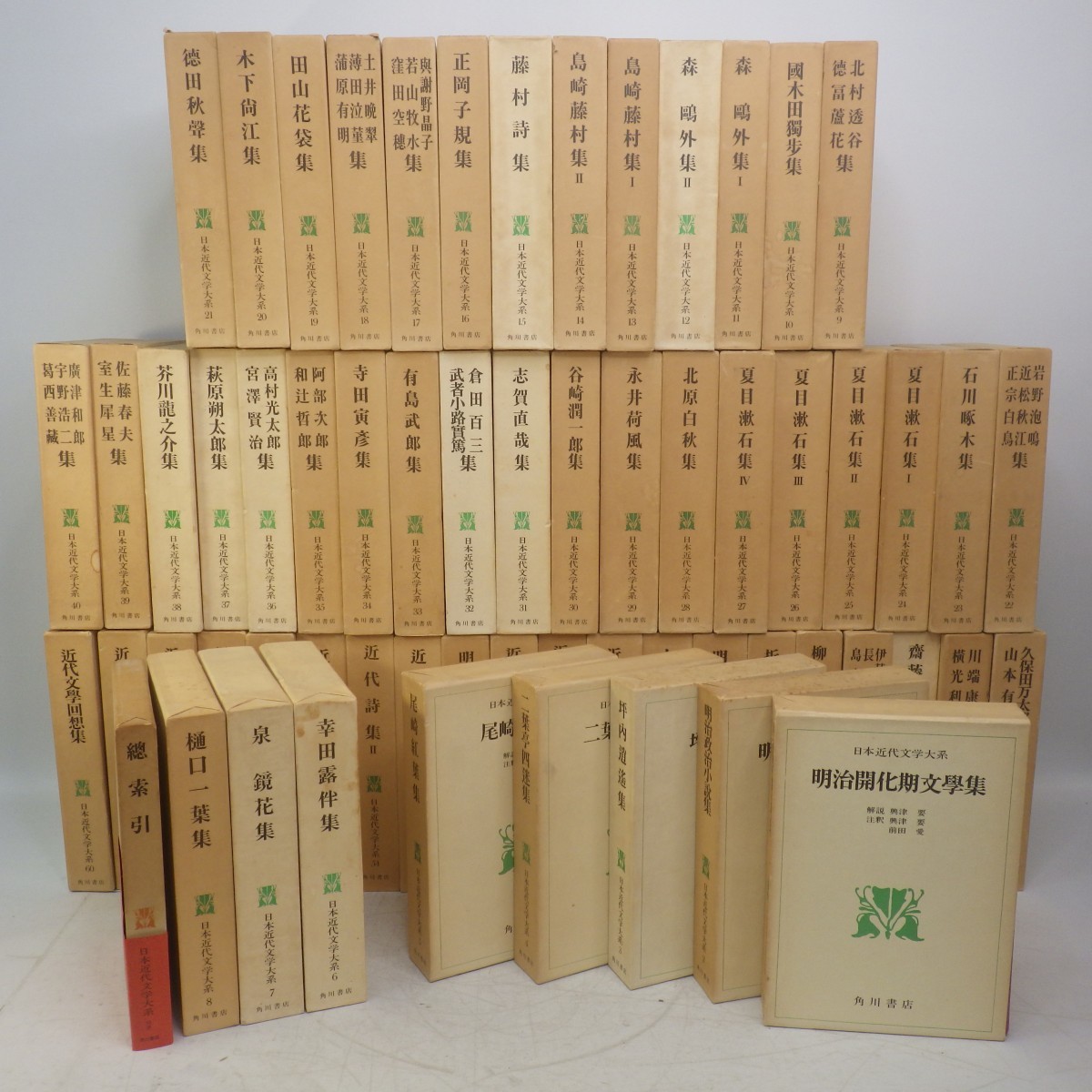48 割引贈る結婚祝い 日本近代文学大系 全60巻 別巻 計61冊揃セット 角川書店 昭和45 50年 明治開花期文学集 森外 二葉亭四迷 尾崎紅葉 幸田露伴 夏目漱石 他 外国人作家 文学 小説 本 雑誌 Codomonocoto Jp 48 割引贈る結婚祝い 日本近代文学大系 全60巻 別巻 計61冊揃セット 角川書店 昭和45 50年 明治開花期文学集 森外 二葉亭四迷 尾崎紅葉 幸田露伴 夏目漱石 他 外国人作家 文学 小説 本 雑誌 Codomonocoto Jp